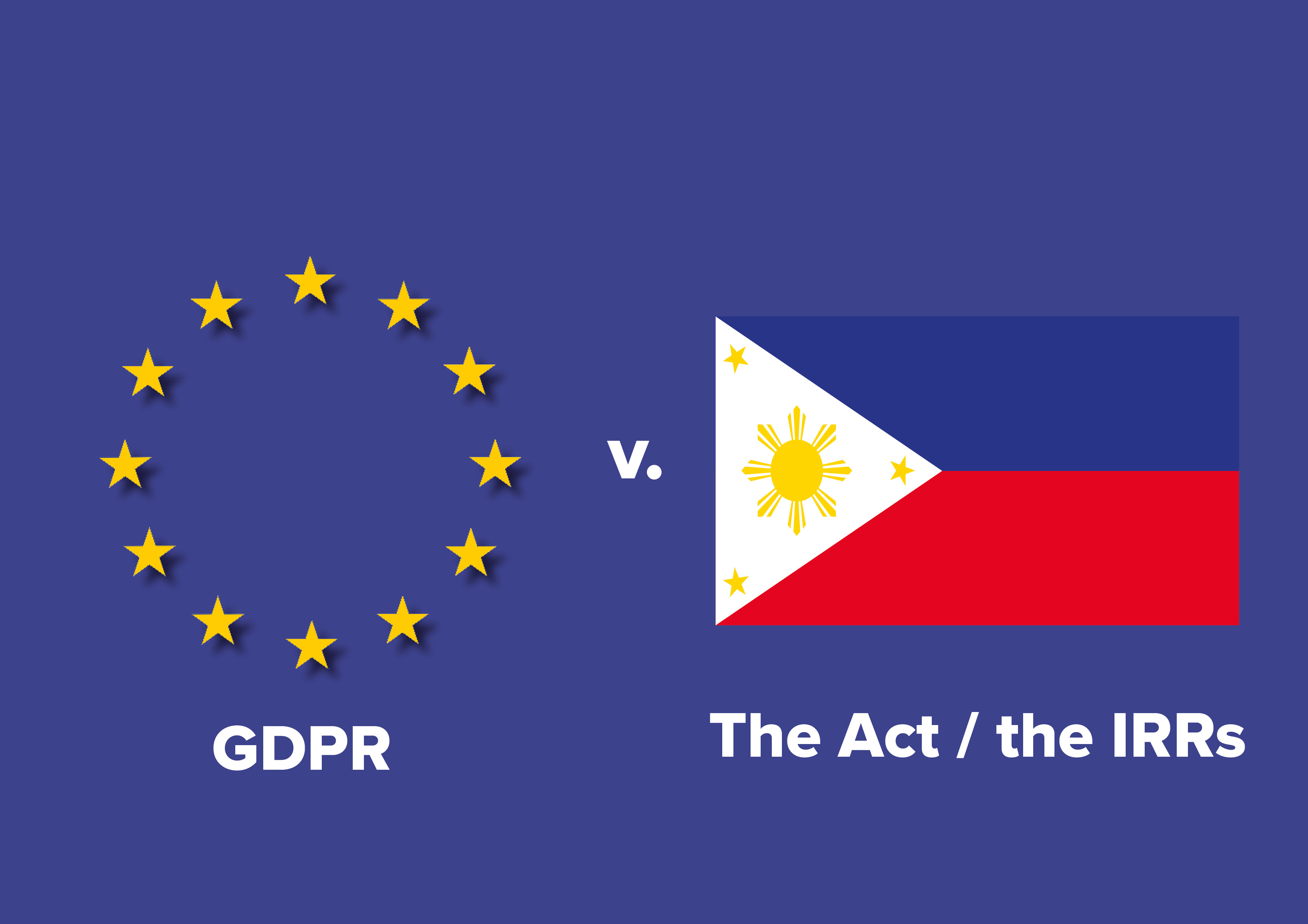 EU Philippines GDPR v. Data Privacy Act and IRRs Insights